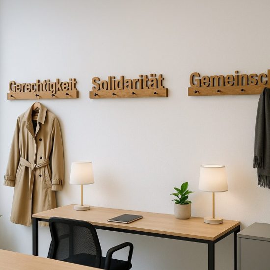 Gerechtigkeit_Solidaritaet_Gemeinschaft_Garderoben